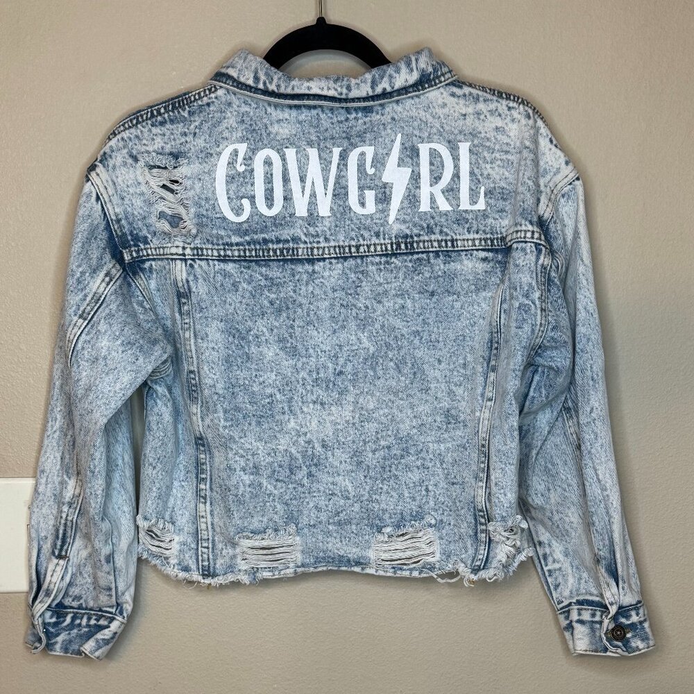 Lightning Cowgirl Denim Jacket [S]